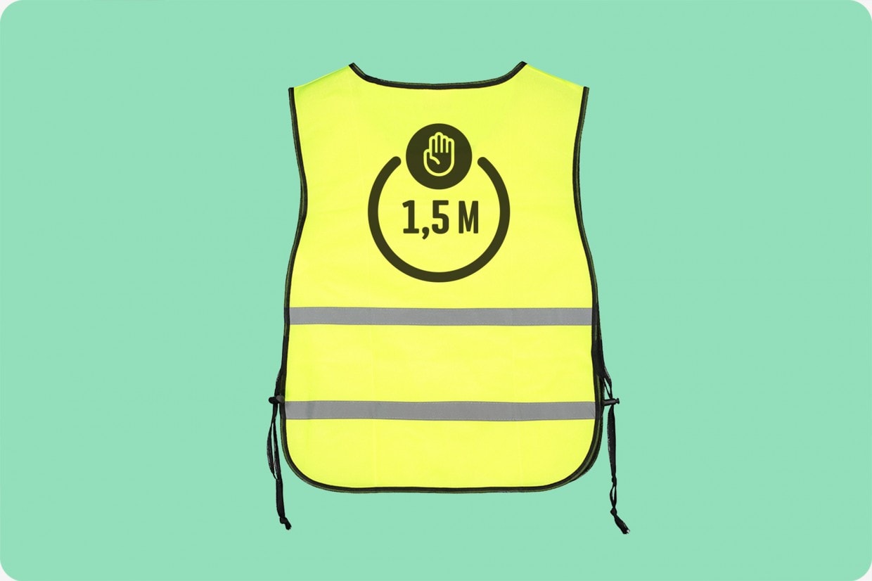 veiligheids hesje bedrukt